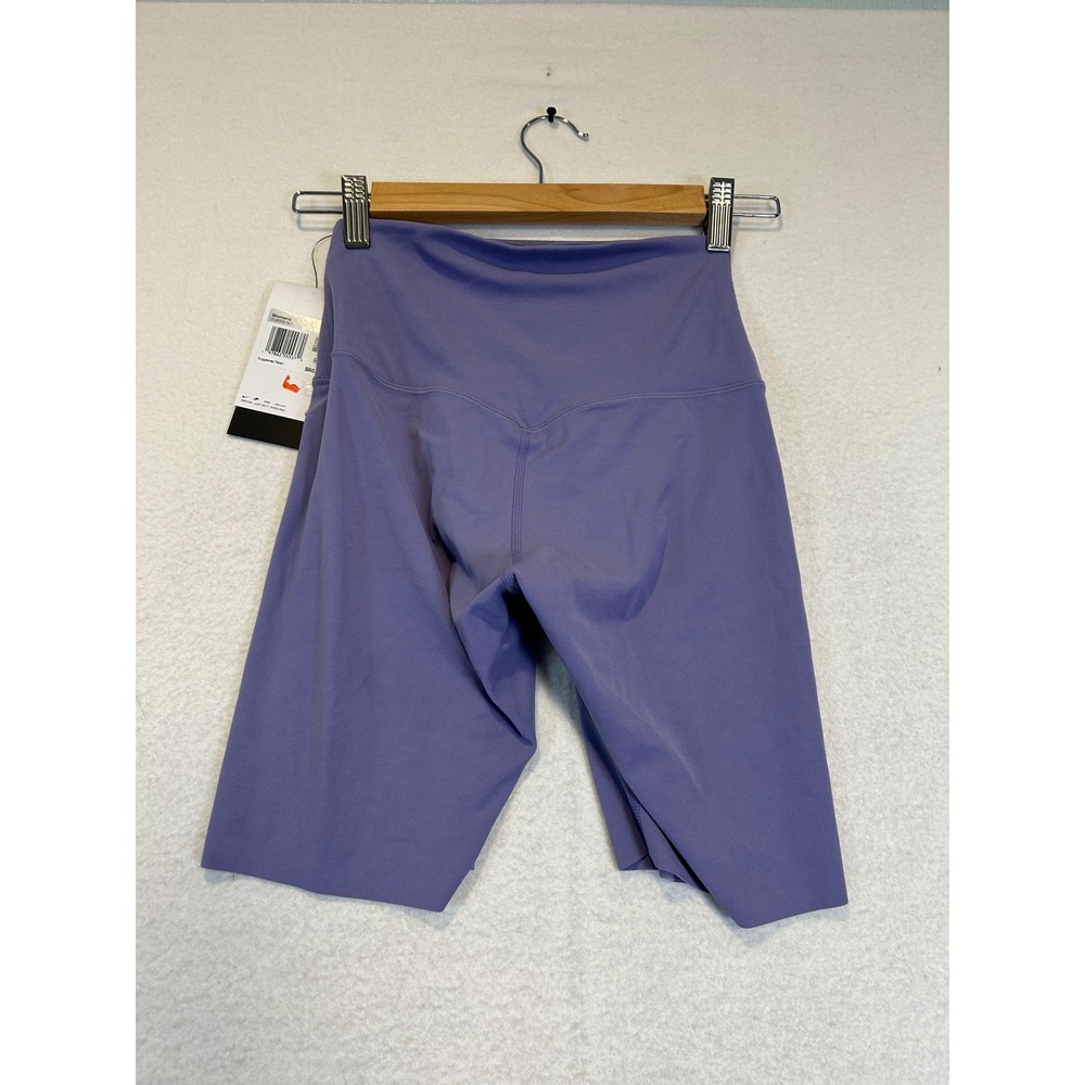 Nike Zenvy Dri-FIT Gentle Support High Rise 8" Biker Shorts Purple DQ6003-527 XS